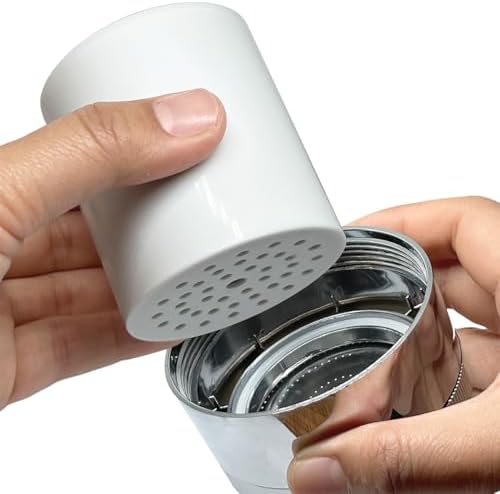 4 Pack 15 Stage Shower Filter Replacement Cartridge, Shower Filter For Hard Water, Universally Compatible With Any Similar Design, Shower Water Softener with High Output