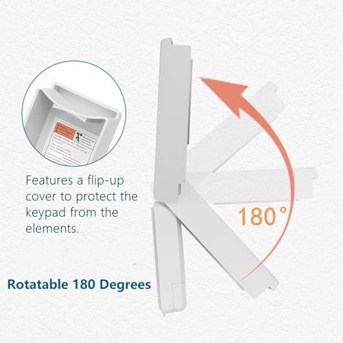 Garage Door Opener Keypad for Genie Intellicode and Dip Switch Opener, Overhead Door Codedodger, Replace GK-R 37332R OKP-BX GK-BX GWKP