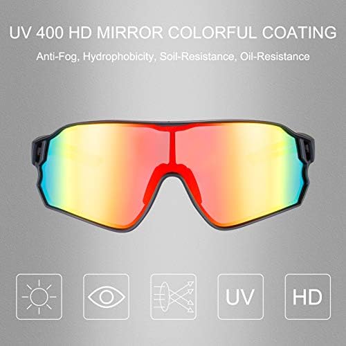 ROCKBROS Polarized Sunglasses UV Protection for Women Men Cycling Sunglasses