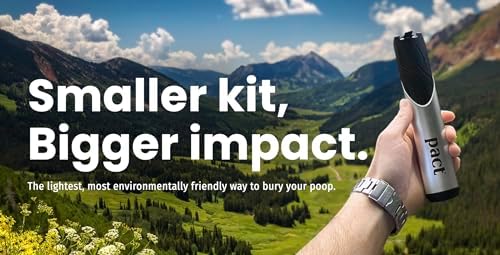 PACT Lite Bathroom Kit - Bathroom Kit for Camping, Backpacking, Backcountry - Ultralight Backpacking Gear