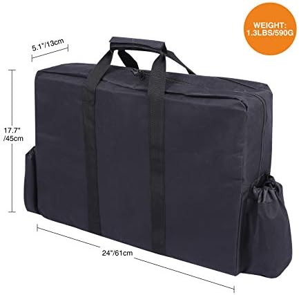 REDCAMP Camp Stove Burner Carry Bag, Stove Carry Case Portable for Camping Stove Gas Grill Accessories, 24"L x 5.1"W x 17.7"H