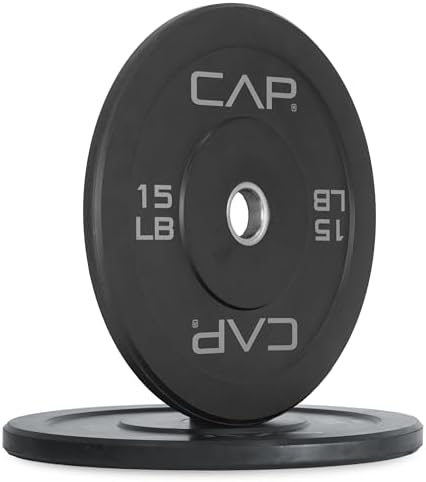 CAP Barbell Rubber Olympic Bumper Plate | Multiple Options/Colors