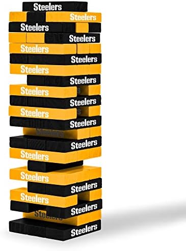 NFL Pro Football Tabletop Stackers Block Game by Wild Sports - Perfect Gift for NFL Football Fan, Dorm Game, Rec Room, Tailgate