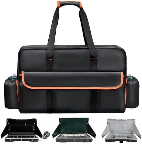 Stove Carrying Case Compatible with Coleman, Stove Carry Bag Compatible with Coleman Gas Camping 2 Burner Stove, Triton Stove, for Camp Chef Everest 2 Burner Stove Camp Stove