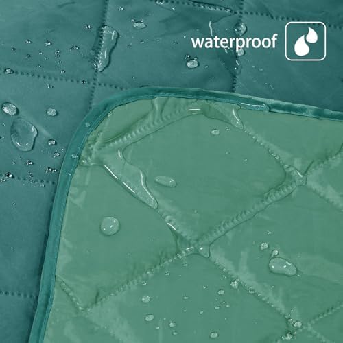 Exclusivo Mezcla Waterproof Picnic Blanket 60x80 Inches Large Multicolor Floral Polyester Sandproof Modern Camping Blanket