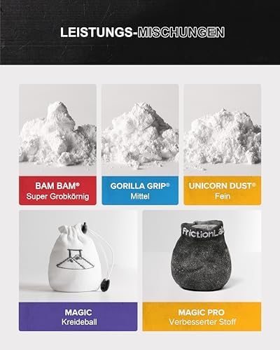 Friction Labs Premium Sports Chalk for Rock Climbing, Weight Lifting, Gymnastics, Tennis & More