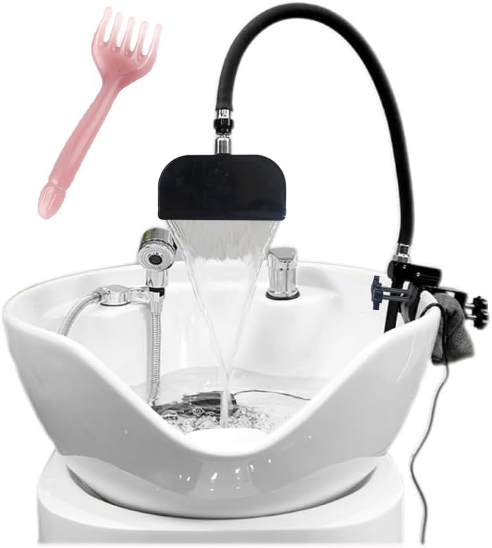 Hair Spa Head Therapy Equipment with Pumb, SPA Shower Water Circulation in The Shampoo Bowl, Head Spa Machine for Salon