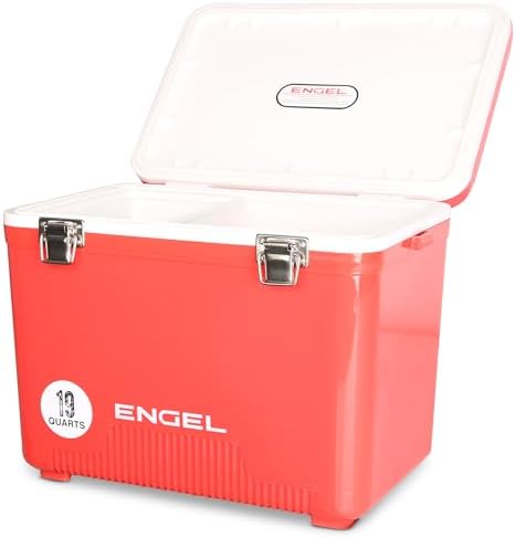 Engel 19qt Leak-Proof, Air Tight, Drybox Cooler and Small Hard Shell Lunchbox for Men and Women