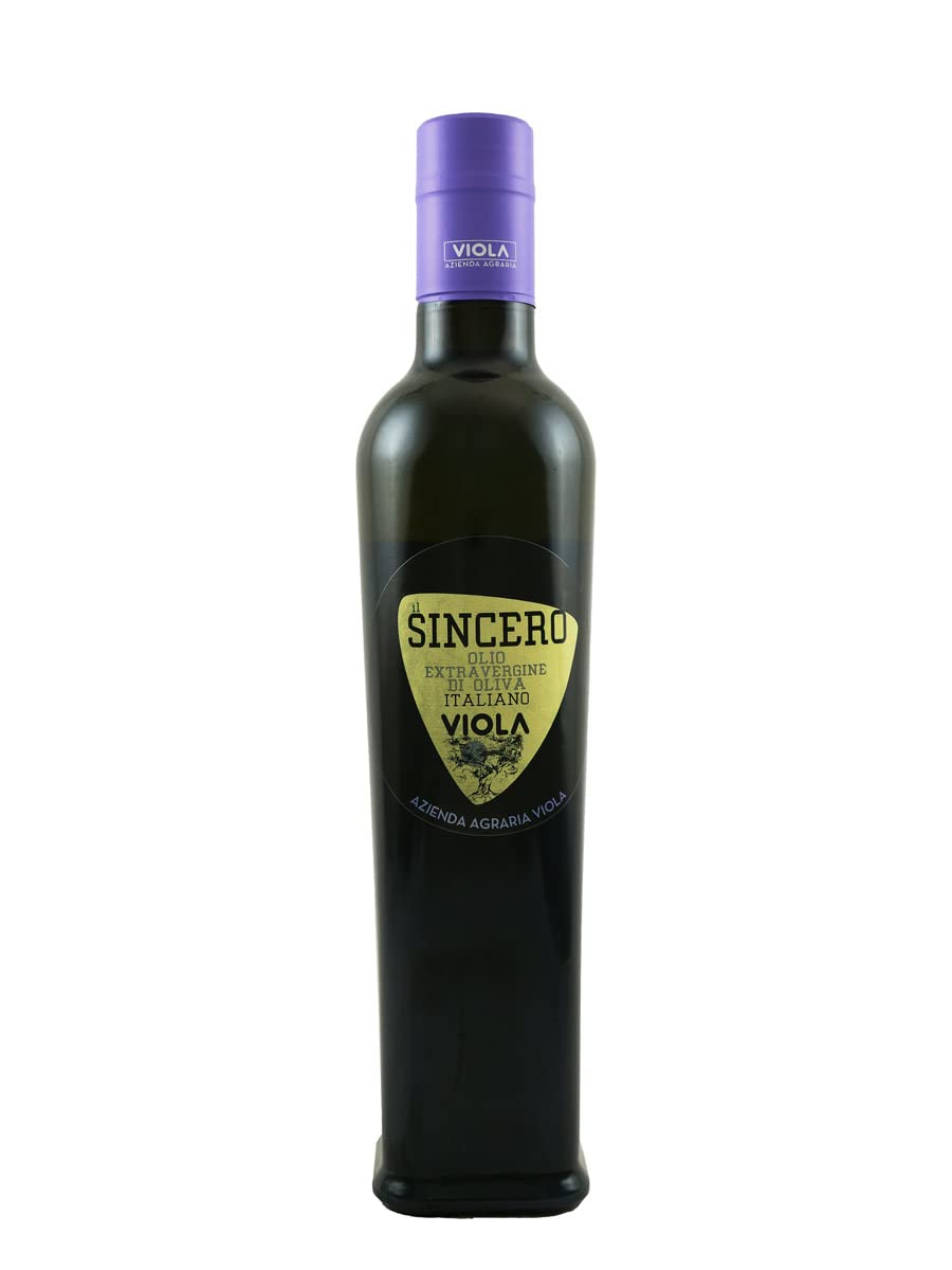 Viola Il Sincero 2020 Harvest Italian Extra Virgin Olive Oil From Umbria - 0.5 Liter / 16.9 Ounce