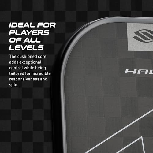 Selkirk Sport SLK Halo Raw Carbon Fiber Pickleball Paddle | Designed in The USA | Choose from The T700 Raw Carbon Fiber Power, The 18k Ultraweave Control, or The Kevlar Linkweave Thermoformed Pro
