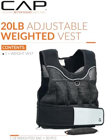 CAP Barbell Adjustable Weighted Vest | Various Sizes