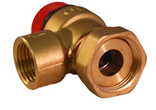 CALEFFI PRESSURE RELIEF VALVE 3/4" LOOSE NUT TO 1/2" BSP 6 BAR 311501