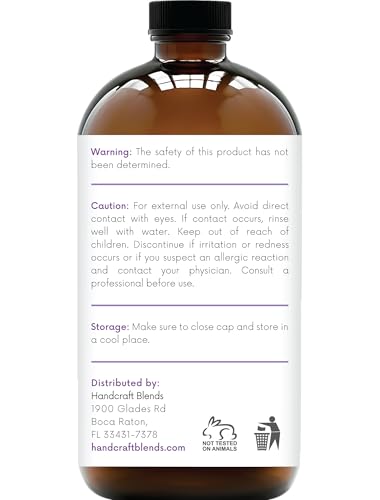 Handcraft Blends Lavender Essential Oil in Glass Bottle - Huge 16 Fl Oz - 100% Pure and Natural - Premium Grade Essential Oil for Diffuser and Aromatherapy, and DIY Soap Making