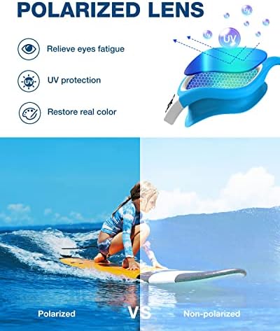 ZIONOR Kids Swim Goggles, G1 MINI UV Protection Anti-Fog Polarized Swimming Goggles for Age 6-14