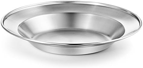 Unique Complete Messware Kit Polished Stainless Steel Dishes Set| Tableware| Dinnerware| Camping| Includes - Cups | Plates| Bowls| Cutlery| Comes in Mesh Bags
