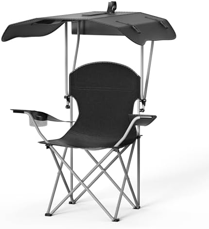 Simple Deluxe Portable Camping Chair, Lightweight Folding Chair for Camp, Outdoor Chair for Adults, Sports, Beach, Hiking, Backpacking, Garden