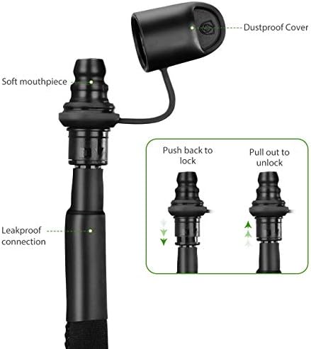 WACOOL 3L 3Liter 100oz BPA Free EVA Hydration Pack Bladder, Leak-Proof Water Reservoir
