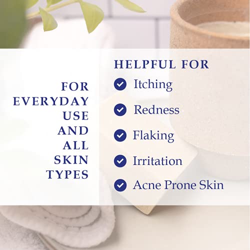 Noble Formula Zinc Bar Soap, Vegan Argan Oil 2% Pyrithione Zinc (ZnP) for All Skin Types Including Those With Acne, Psoriasis and Eczema, 3.25 oz