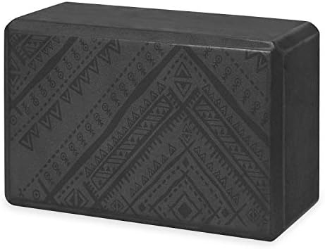 Gaiam Yoga Block - Supportive Latex-Free Eva Foam - Soft Non-Slip Surface with Beveled Edges for Yoga, Pilates, Meditation - Yoga Accessories for Stability, Balance, Deepen Stretches