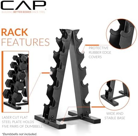 CAP Barbell A-Frame Dumbbell Weight Rack | Color Series