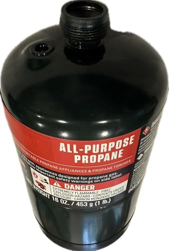 Propane Replacement Fuel Cylinders Camping- 16 Oz (6 Pack) Factory Pre-filled and Ready to Use