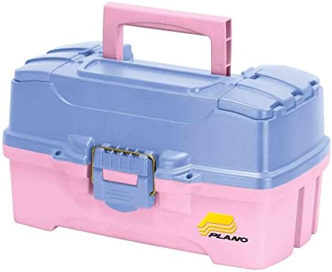 Plano 2-Tray Tackle Box with Dual Top Access, Periwinkle/Pink, One Size (620292)