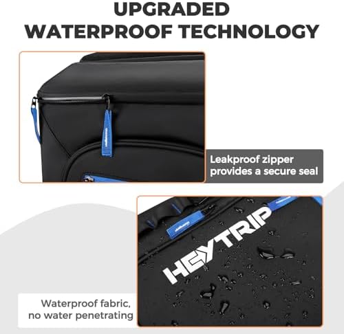 Heytrip Backpack Cooler 36/54 Cans Insulated Waterproof Cooler Bag for 20 Hours Cold Retention, Leak-Proof Camping Cooler with Multi-Compartments