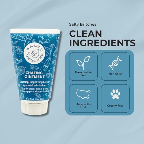 Waterproof Anti Chafing Ointment, Chafing Gel, Half Marathon Essentials, Anti-Chafe, Military Gear Essential, Running Essentials, Gifts for Runners - Rose Scented - 1pk