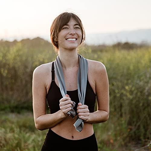 Hero Cooling Towel, Hiking, Sports, Yoga (Pack of 2) Ultra Soft Microfiber, 40 x 12