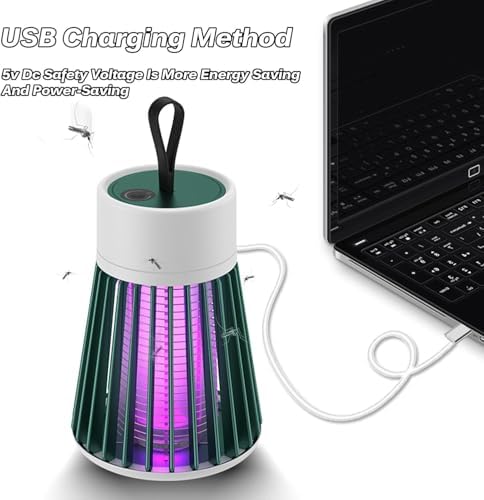 Mozz Guard - 2025 Upgrade Mozzguard Pro Portable Cordless Outdoor Camping Lamp, Mute and USB Charing with Lighting, Ultra Long Battery Life, for Indoor, Garden, Camping, Picnic (Green*3pc)
