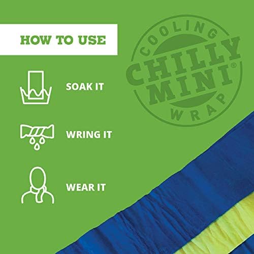 FROGG TOGGS Chilly Mini Cooling Neck Towel, 6 count, 29"x3"