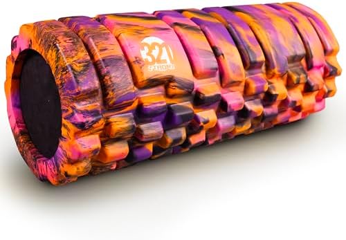 321 STRONG Foam Roller - Medium Density Deep Tissue Massager for Muscle Massage and Myofascial Trigger Point Release, with 4K eBook