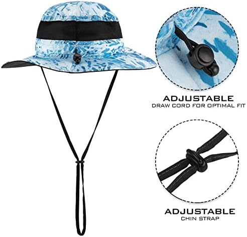 KastKing Sol Armis UPF 50 Boonie Hat - Sun Protection, Fishing, Beach & Hiking, Paddling, Rowing, Kayaking
