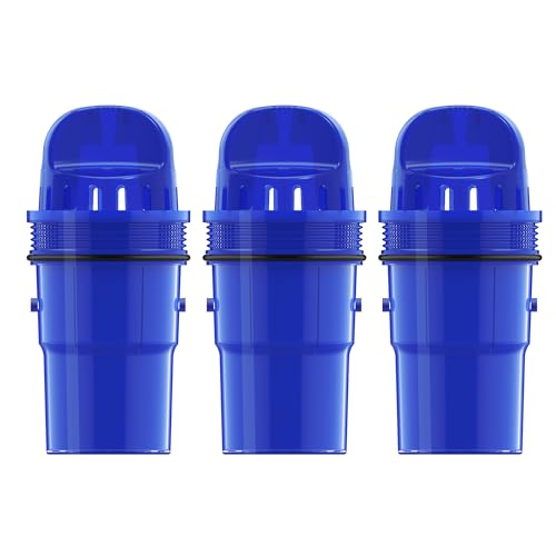 3 Packs Pitcher Water Filter Replacement for All PUR®, PUR® Plus Pitcher and Dispenser Filtration Systems, CRF950Z, PPF951K, PPF900Z, NSF Certified, AQUA CREST