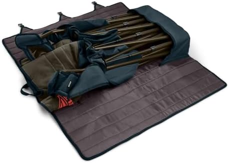 Kelty Lowdown Couch - 3 Person Capacity Camping Chair, Extra Large and Sturdy Bench for Campsites, Soccer Games, and Backyard Parties (Dark Shadow/Midnight Navy)