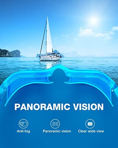 ZIONOR Kids Swim Goggles, G1 MINI UV Protection Anti-Fog Polarized Swimming Goggles for Age 6-14