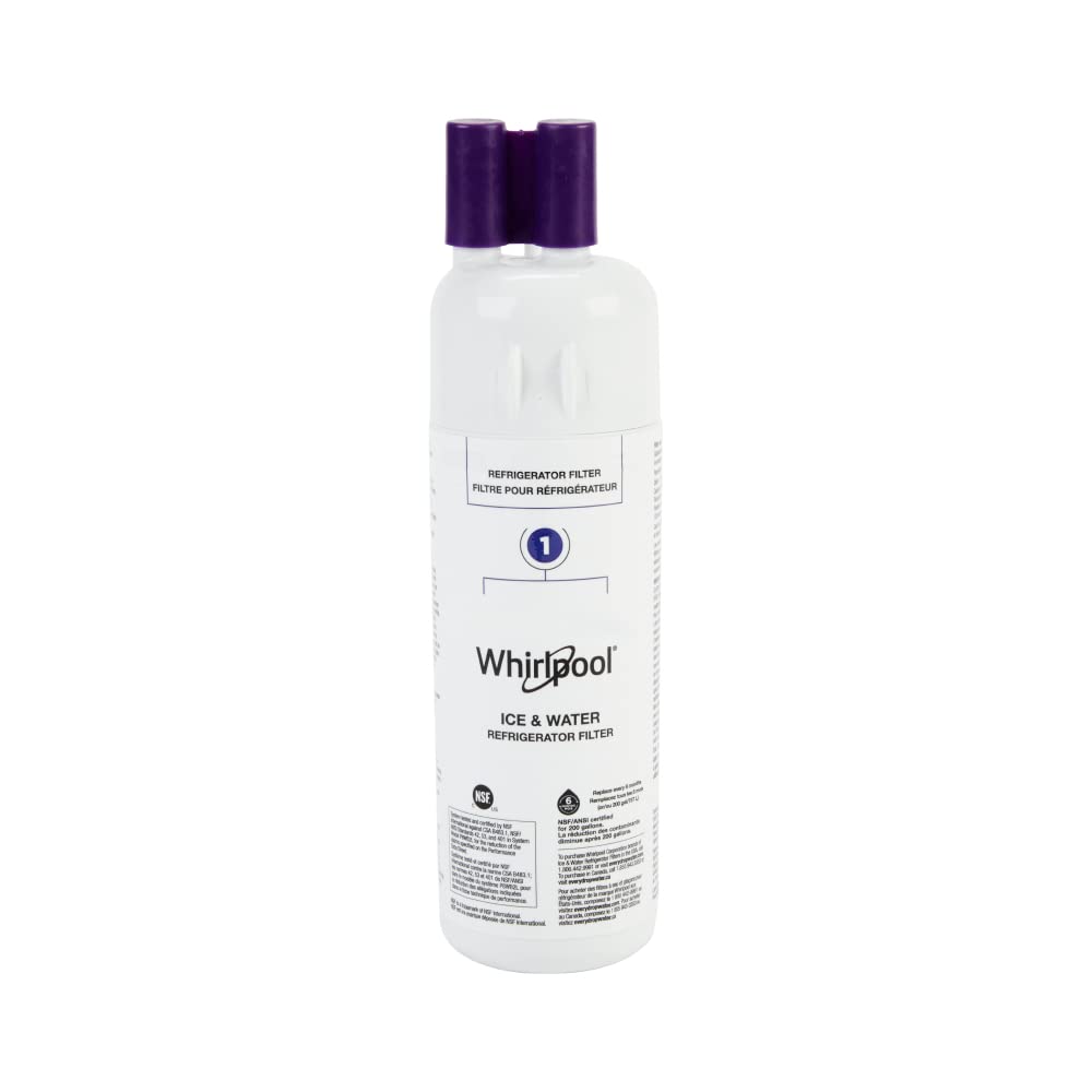 Whirlpool® Refrigerator Ice and Water Filter 1 - WHR1RXD1, Single-Pack, Purple