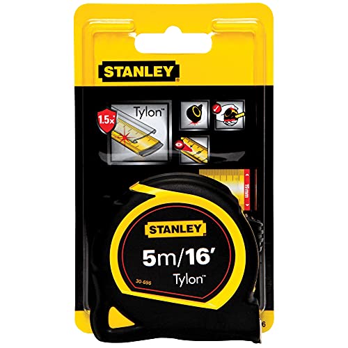 STANLEY STA030696N Tylon Tape Measure, 5m/16ft