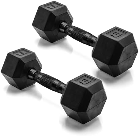 CAP Barbell Coated Dumbbell Weight | Multiple Options Pairs & Sets