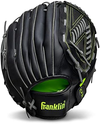 Franklin Sports Baseball + Softball Gloves - Field Master Adult + Youth Baseball + Softball Gloves - Right Hand + Left Hand Gloves - Infield + Outfield Mitts - Multiple Sizes + Colors
