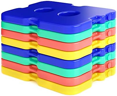 Ice Packs for Lunch Bags - Original Cool Pack | Slim & Long-Lasting Reusable Ice Pack for Lunch Box, Lunch Bag and Cooler | Freezer Packs for Coolers (Set of 8)