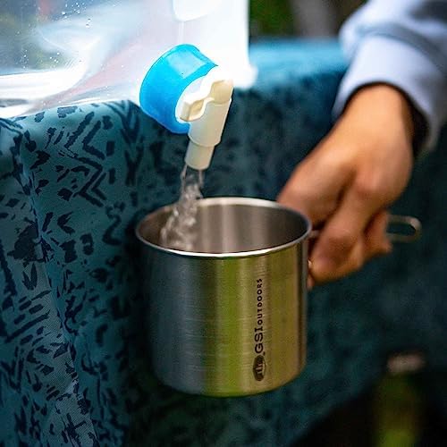 GSI Outdoors Glacier Stainless Steel Bottle Cup I Lightweight Cup or Pot for Travel, Camping and Backpacking - 24 oz