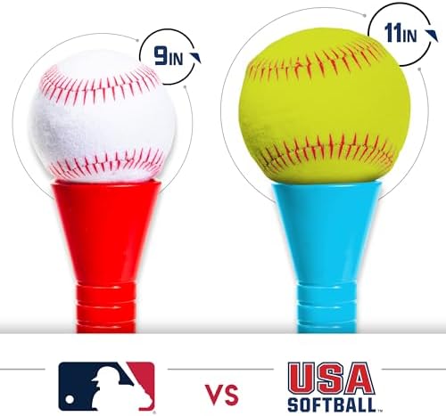 Franklin Sports Grow-with-Me Kids Baseball Batting Tee + Stand Set for Youth + Toddlers - Youth Baseball, Softball + Teeball Hitting Tee Set for Boys + Girls