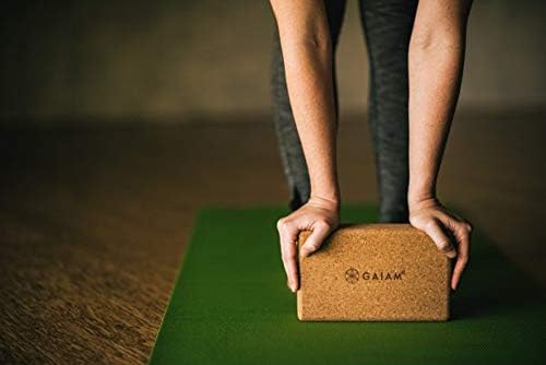 Gaiam Yoga Block - Supportive Latex-Free Eva Foam - Soft Non-Slip Surface with Beveled Edges for Yoga, Pilates, Meditation - Yoga Accessories for Stability, Balance, Deepen Stretches