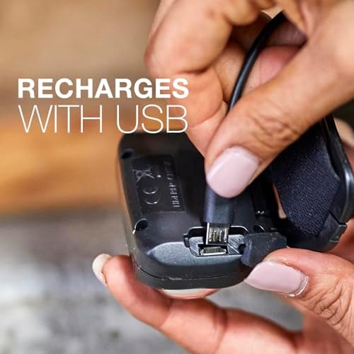 Energizer Rechargeable LED Headlamp Pro400, IPX4 Water Resistant, High-Powered Bright LED, Multiple Light Modes, Best Headlight for Camping, Running, Outdoors, Emergency Light, USB Included