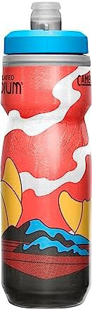 CamelBak Podium Chill 21oz Insulated Bike Water Bottle, Croissant Climb