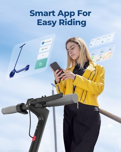 VOLPAM Electric Scooter, 350W/500W, 8.5"/10" Tires, 12/21/28 Miles Range, 16/19/22Mph, Folding E-Scooter with Dual Braking