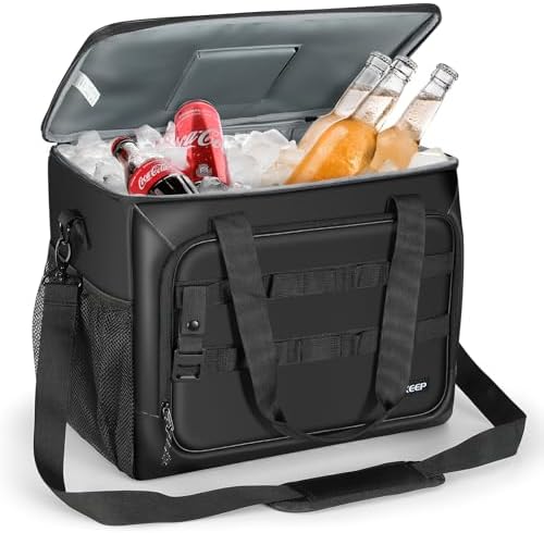 Soft Cooler Bag, Large Leakproof Beach Cooler, Collapsible Cooler with Adjustable Shoulder Straps, Ice Chest, Portable Insulated Bag Camping Cooler for Travel&Camping&Picnic