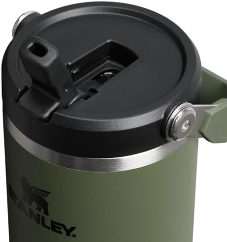 Stanley IceFlow 2.0 Flip Straw Tumbler with Handle 30 oz | Twist On Lid and Flip Up Straw | Leak Resistant Water Bottle | Insulated Stainless Steel | BPA-Free | Dried Pine