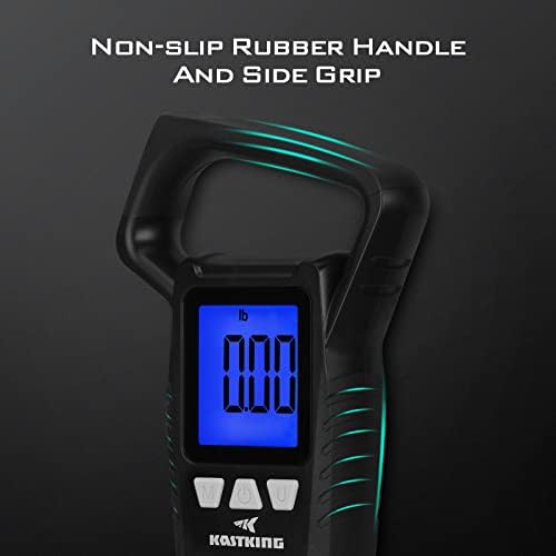 KastKing Fish Scale, WideView Floating Waterproof Digital Scale, 2.5” Large LCD Display, 110lb Capacity, Multi-Mode Pound/Ounces & Kilograms, Stores up to 9 Weights, Fishing Gifts for Men